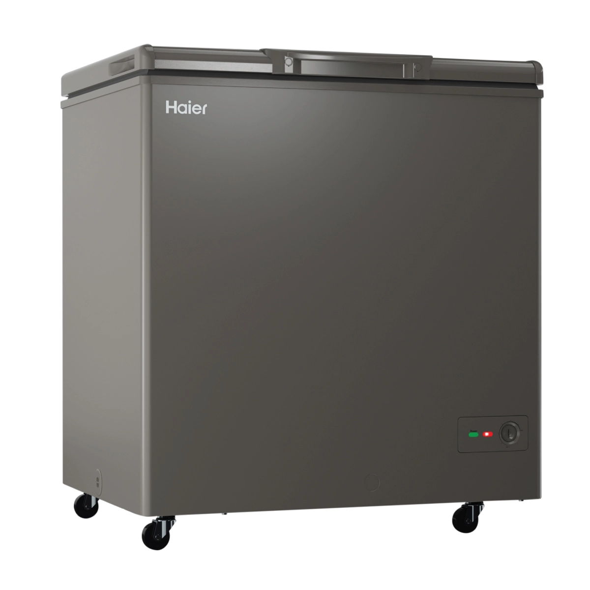 Haier 235 Ltr Single door- Embossed Titanium Grey colour Convertible Hard top Freezer